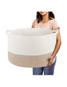 Cesta de Almacenamiento de Algodón R RUNKA XXL Bohemia 55.88x35.56cm