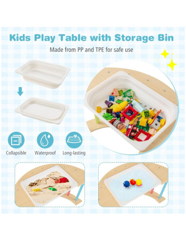 Arco de Escalada 6 en 1 Costzon para Niños - Madera y Cojín