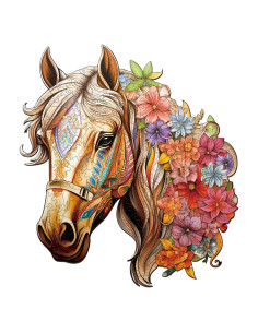 Rompecabezas de Madera Caballo NABYSHOP 200 Piezas 27.9x29cm