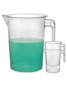 Jarras Medidoras de Plástico Terbold 5L - Paquete de 3