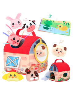 Conjunto de Juguetes de Granja de Peluche Shantou 6-12 Meses