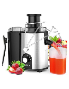 Exprimidor AZEUS JC0257 400W Doble Velocidad 100% Libre de BPA