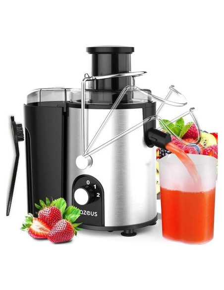 Exprimidor AZEUS JC0257 400W Doble Velocidad 100% Libre de BPA