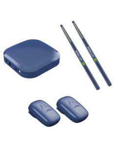 Juego de Batería Electrónica Virtual con Bluetooth y Pedales