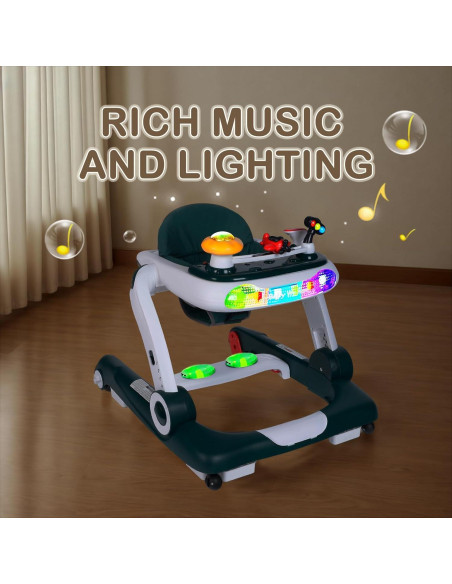 Andador para Bebés Kinder King 5 en 1 Ajustable con Música