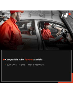 Sensor de Estacionamiento A-Premium para Toyota Sienna 2006-2010 2