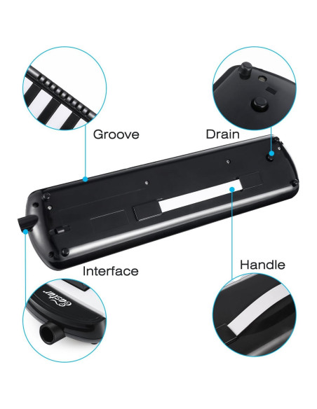 Melódico Eastar 37 Teclas con Boquilla y Bolsa de Transporte