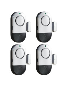 Alarmas de Puerta y Ventana Zabree 120 dB 4 Piezas