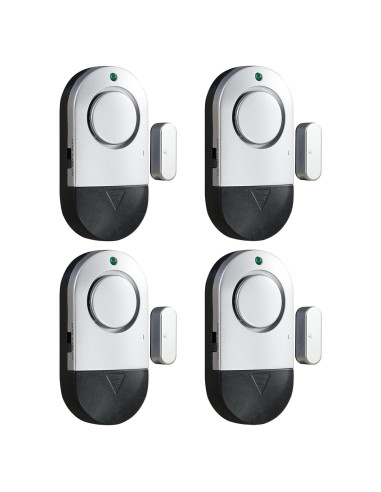 Alarmas de Puerta y Ventana Zabree 120 dB 4 Piezas