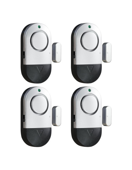 Alarmas de Puerta y Ventana Zabree 120 dB 4 Piezas