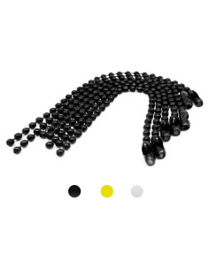 Cadena de Perlas 150 pcs 100mm HSAN Acero Inoxidable Negro