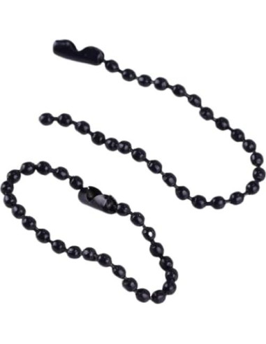Cadena de Perlas 150 pcs 100mm HSAN Acero Inoxidable Negro