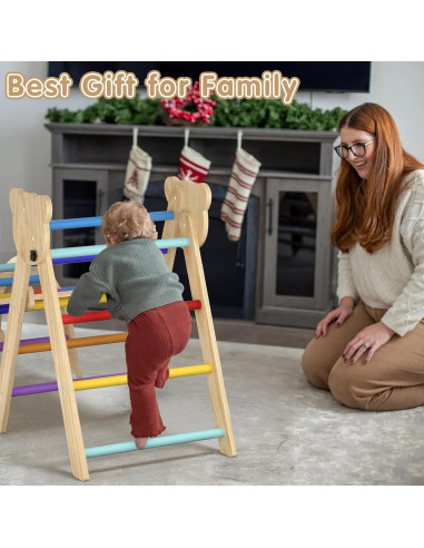 Juego de Triángulo Pikler 7 en 1 CMFYDAILY - Escalada y Juguetes