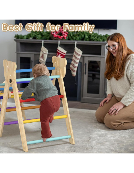 Juego de Triángulo Pikler 7 en 1 CMFYDAILY - Escalada y Juguetes