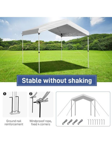 Carpa Pop Up Genérico 3.05x3.05m Instantánea para Exterior