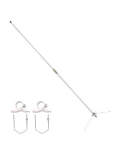 Antena Base GMRS 462-467MHz Fibra de Vidrio 7.2dBi 1.51m