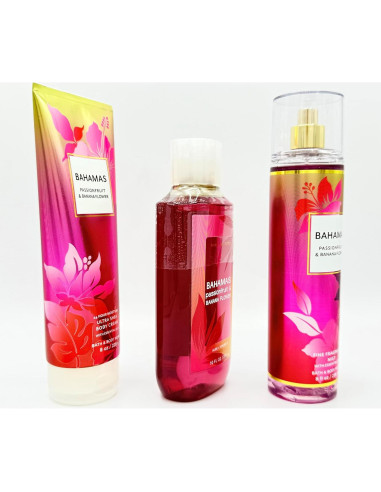 Conjunto de Baño Bath & Body Works 3 Piezas Fruta de Pasión