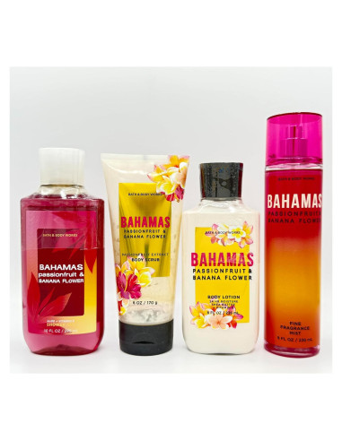 Conjunto de Baño 4 Piezas Bath & Body Works - Fruta de Pasión