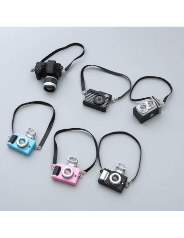 6 Piezas Juguetes de Cámara Vintage ONEST para Muñecas