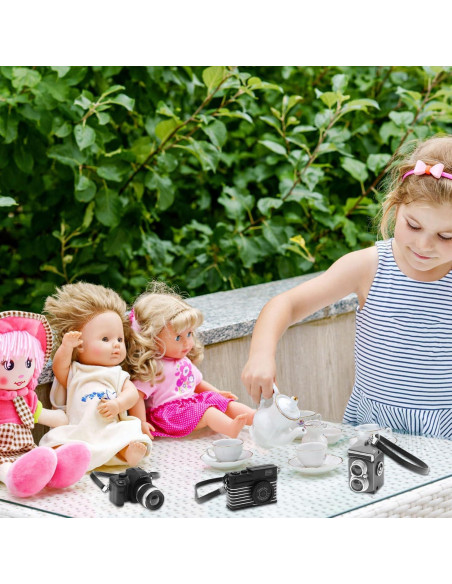 6 Piezas Juguetes de Cámara Vintage ONEST para Muñecas