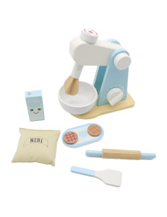 Juego de Mezclador de Cocina de Madera AEECASI 9 Piezas