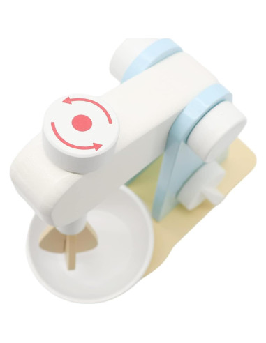 Juego de Mezclador de Cocina de Madera AEECASI 9 Piezas