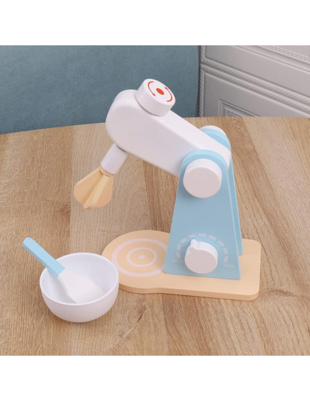 Juego de Mezclador de Cocina de Madera AEECASI 9 Piezas