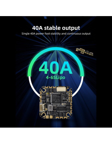 Controlador de Vuelo HGLRC Specter 40A 4-6S AIO con Cámara