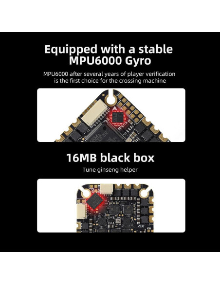 Controlador de Vuelo HGLRC Specter 40A 4-6S AIO con Cámara