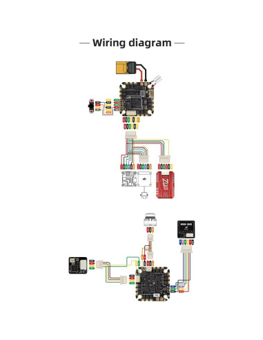 Controlador de Vuelo HGLRC Specter 40A 4-6S AIO con Cámara