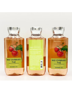 Conjunto Gel de Ducha Hoja de Fresa Silvestre Bath & Body Works 3x295ml 2