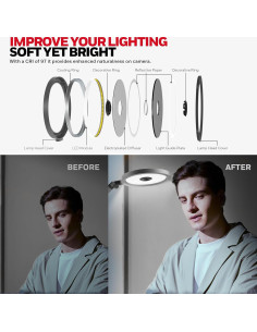 Lámpara de Escritorio Honeywell HWT-H6 LED Regulable 800LM 2