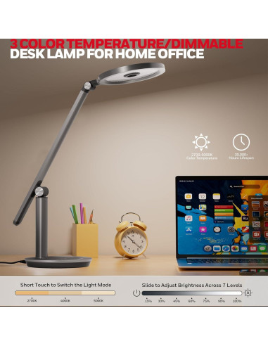 Lámpara de Escritorio Honeywell HWT-H6 LED Regulable 800LM