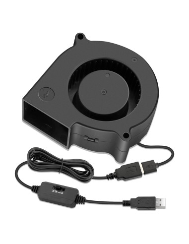 Ventilador centrífugo USB 5V WDERAIR 75mm para impresora 3D