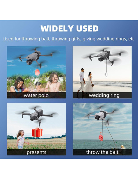 Sistema de Carga Aérea BRDRC para Drones DJI Mini 4 Pro y Más