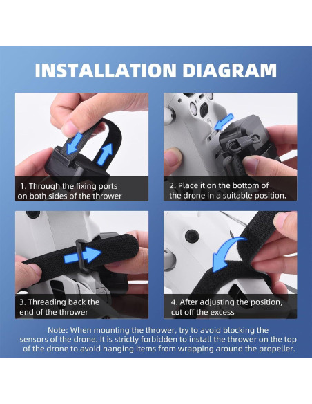 Sistema de Carga Aérea BRDRC para Drones DJI Mini 4 Pro y Más