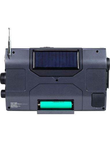 Radio de Emergencia Kaito KA900 Solar Bluetooth 2000mAh