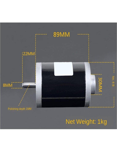 Generador de CC 12V 120W CHBMSS Manivela Eólica 3500rpm