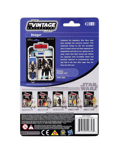 Figura de Acción Star Wars Dengar 14 cm con Accesorios