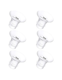 6 Piezas Inserto de Flange 14mm Silicona para Extractor de Leche