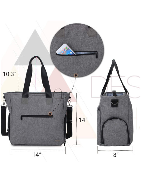 Bolsa de Transporte Teamoy para Extractor de Leche y Laptop 35.56 cm