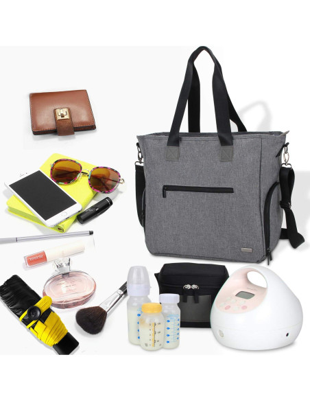 Bolsa de Transporte Teamoy para Extractor de Leche y Laptop 35.56 cm