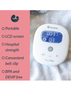 Extractor de Leche Eléctrico Ameda Mya Joy Doble Manos Libres 2