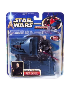 Figura de Acción Deluxe Star Wars Darth Tyranus Hasbro 22.6cm