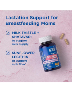 Cápsulas de Lactancia Mommy's Bliss - 60 Unidades, Cardo Mariano y Shatavari 2