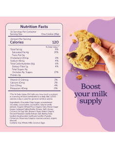 Galletas de Lactancia Happy Latch 453.6 g Avena con Chocolate 2