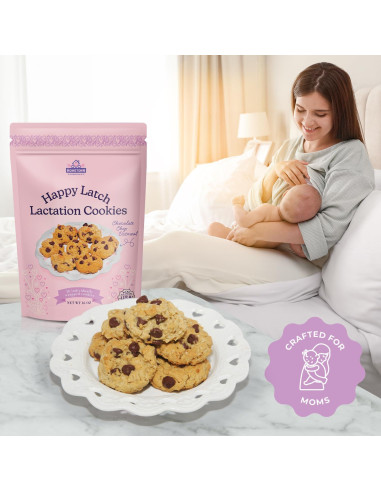 Galletas de Lactancia Happy Latch 453.6 g Avena con Chocolate