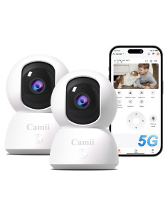 Cámaras de Seguridad Interior Camii 2K HD Paquete de 2