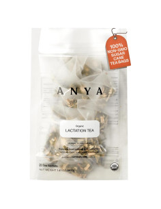 Té de Lactancia HERBAL ANYA, 20 Bolsas - Jengibre y Moringa