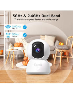 Cámaras de Seguridad Interior Camii 2K HD Paquete de 2 2